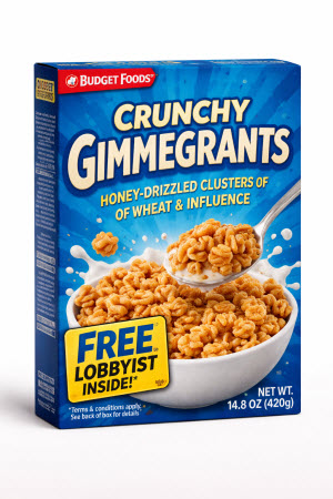 Dunkin Dinghies cereal box